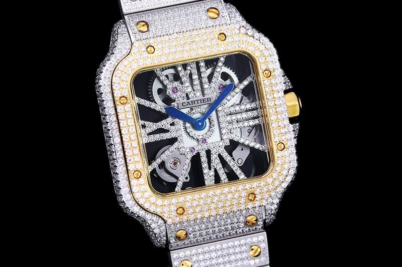 Cartier Santos de Cartier Skeleton Ref WHSA0015