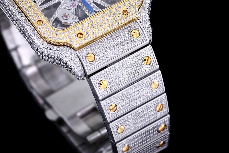 Cartier Santos de Cartier Skeleton Ref WHSA0015