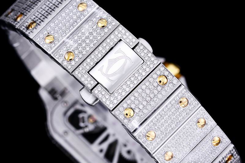 Cartier Santos de Cartier Skeleton Ref WHSA0015