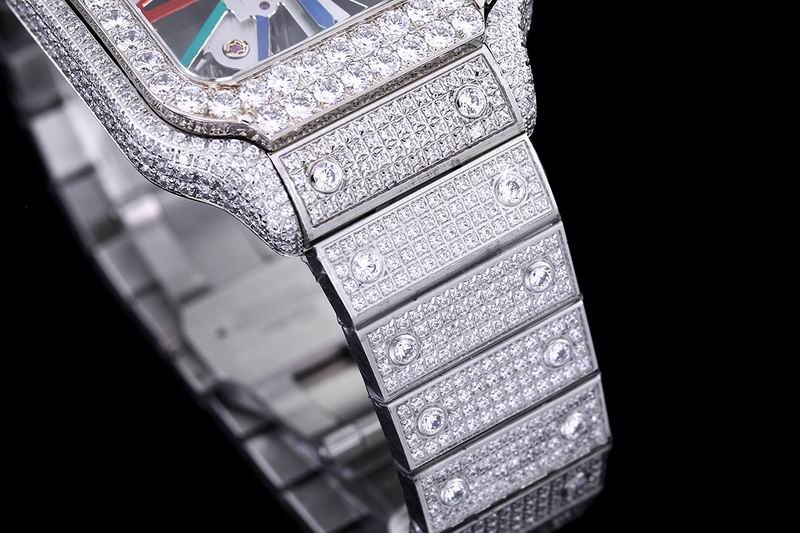 Cartier Santos de Cartier Skeleton Ref WHSA0015