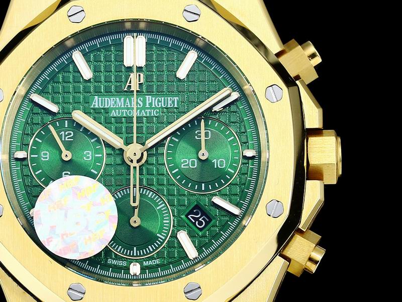 Audemars Piguet Royal Oak Chronograph – Oro Amarillo con Esfera Verde