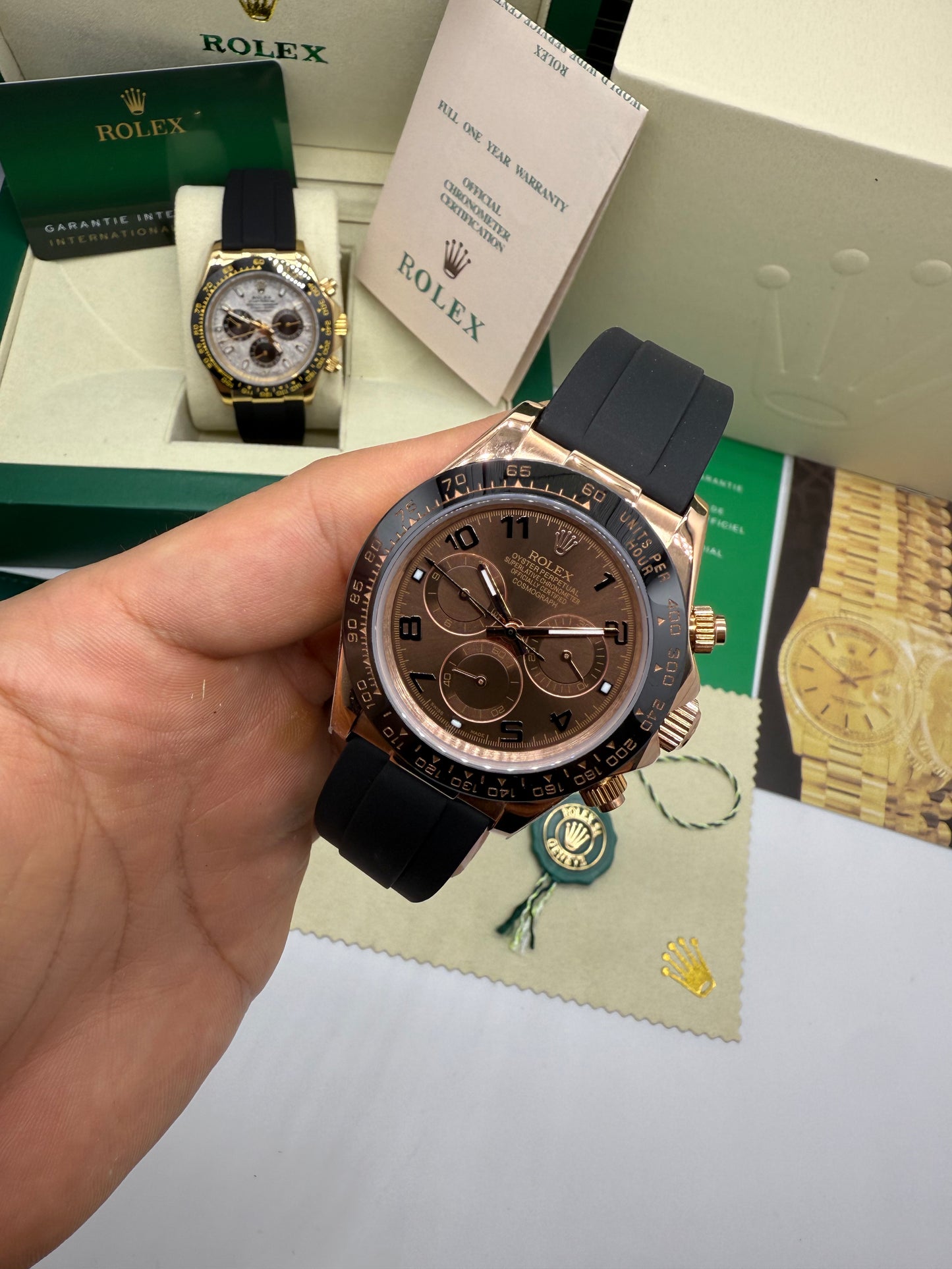 Rolex Cosmograph Daytona Chocolate Sphere