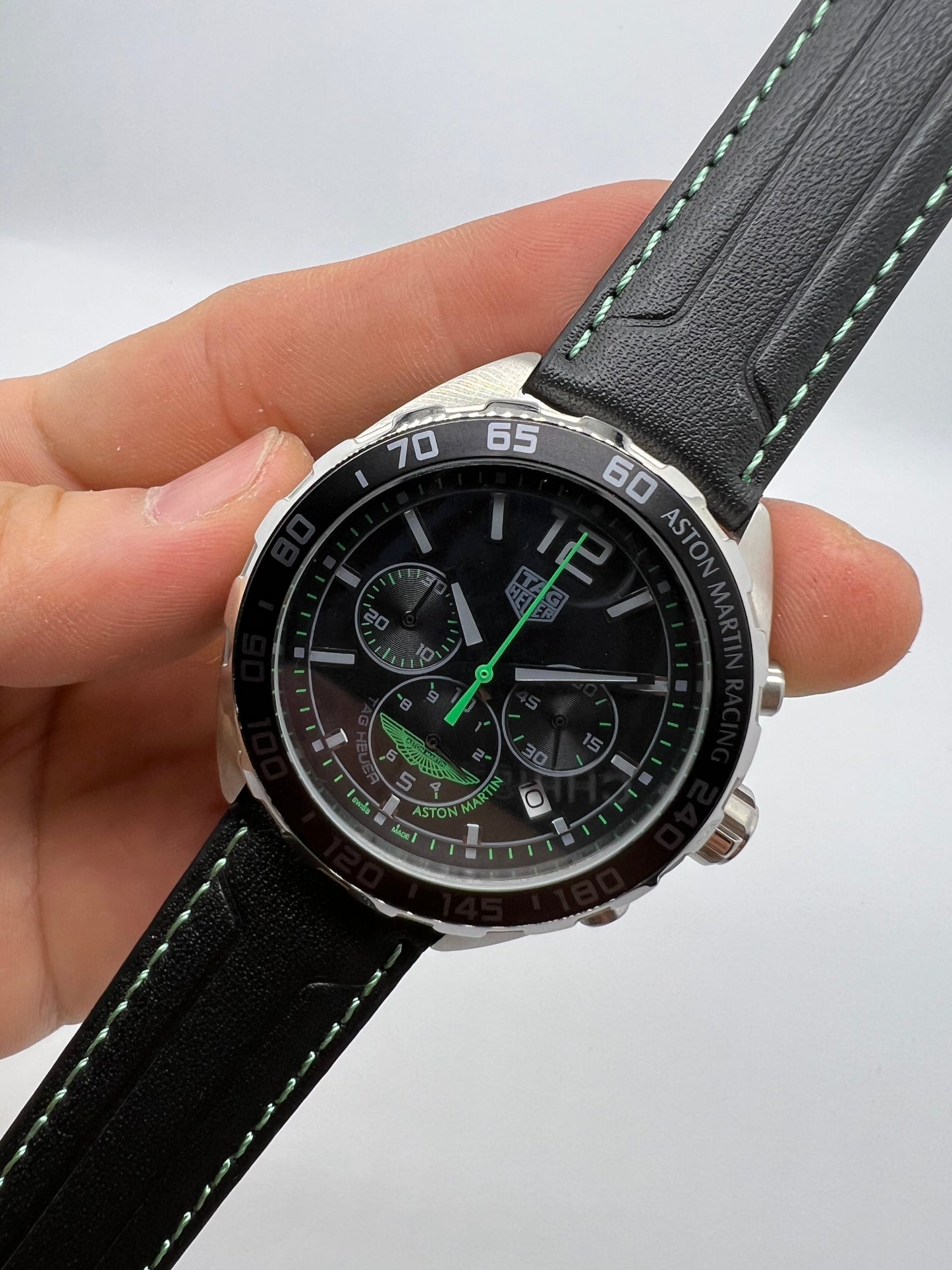 TAG Heuer Formula 1 Chronograph Aston Martin Racing Special Edition Black and Green