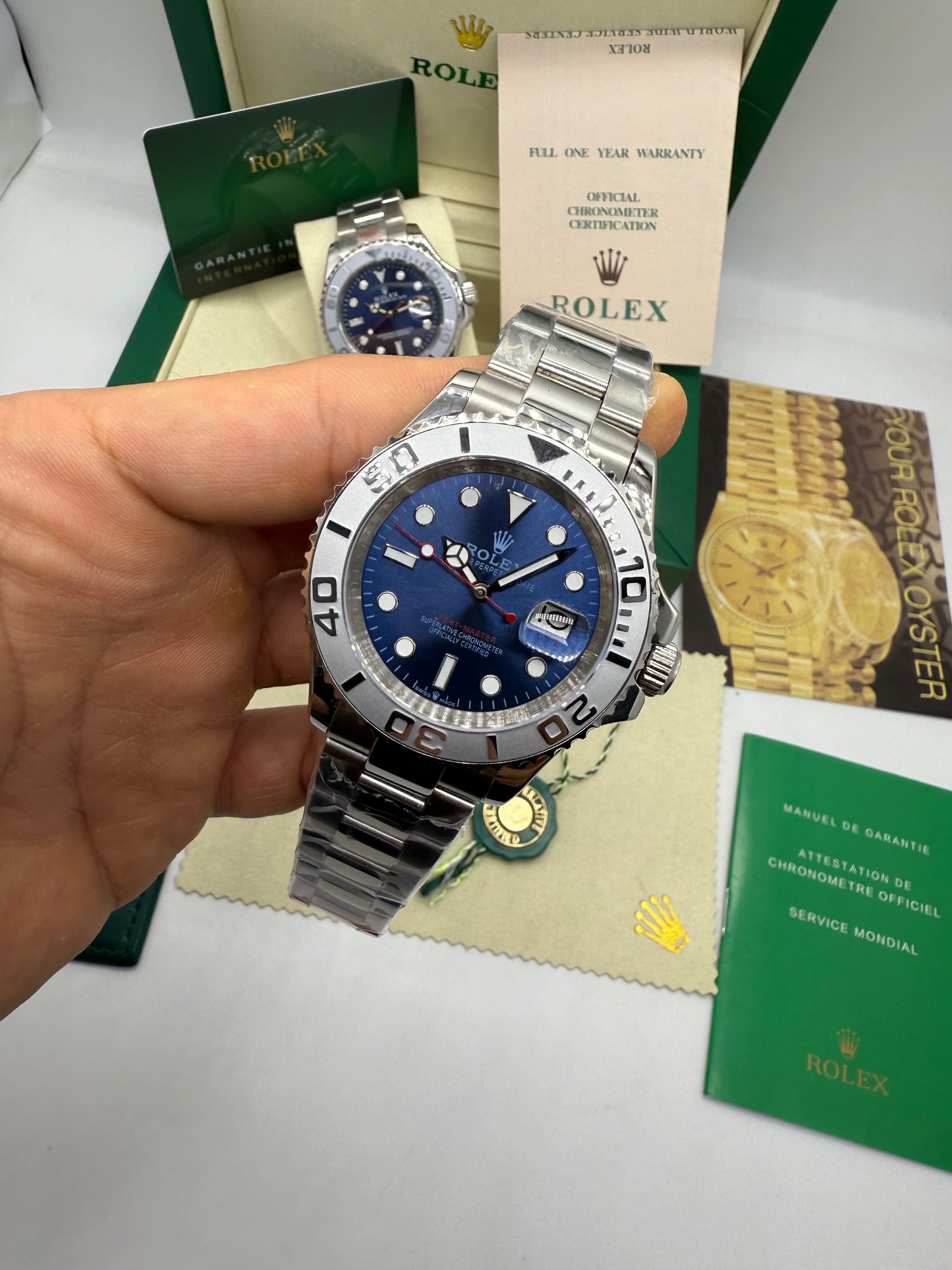 Rolex Yacht-Master 40 Rolesium Blue Sphere