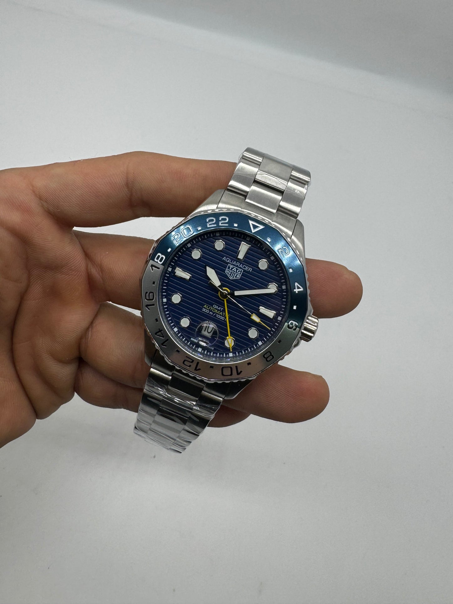 TAG Heuer Aquaracer GMT Batman Silver