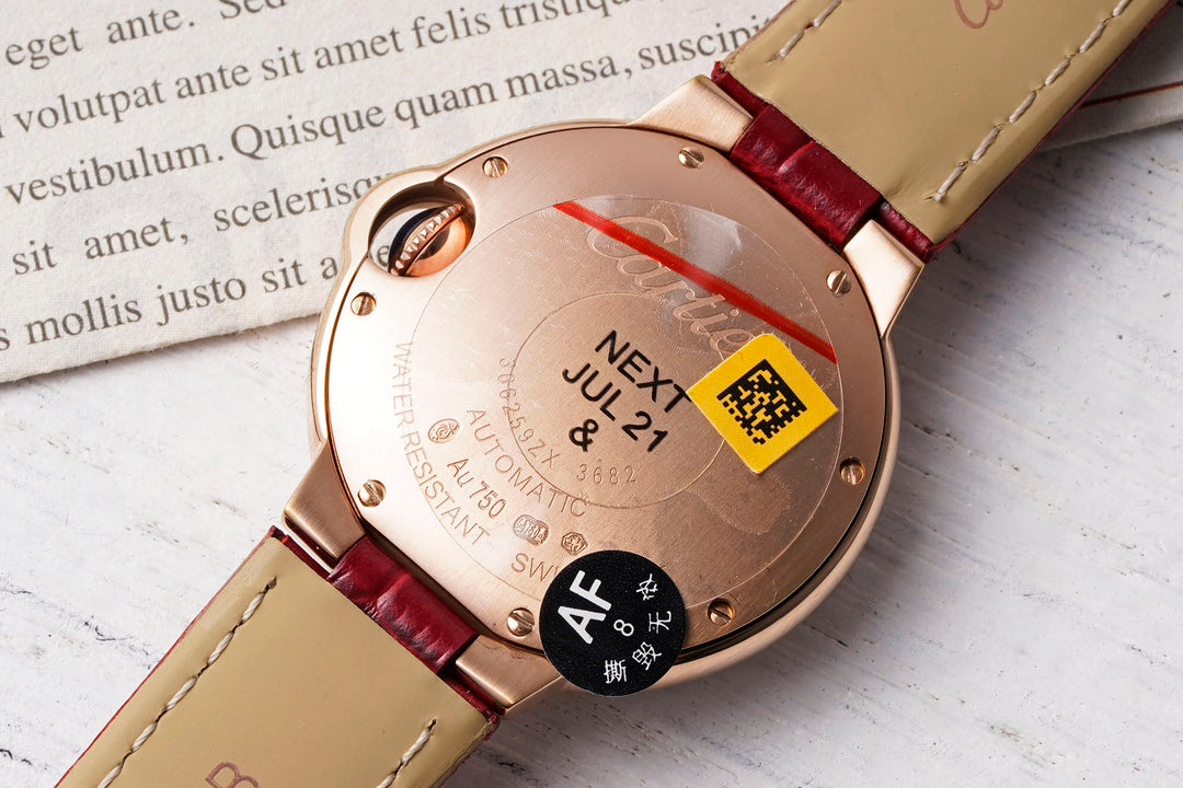 ❤️💎 Cartier Ballon Bleu (oro rosa con diamantes)