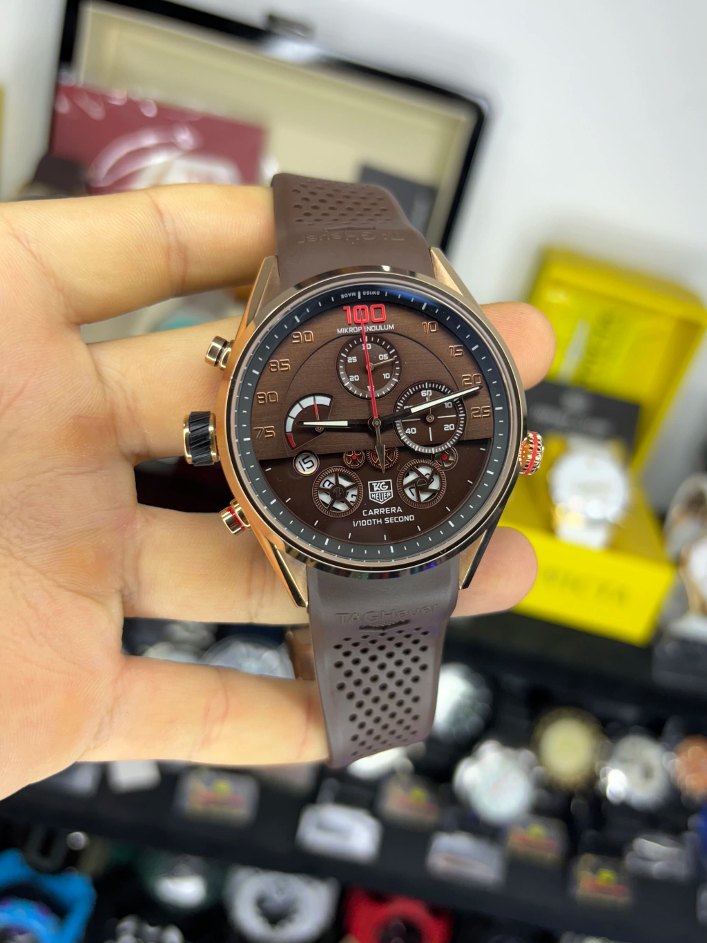 Tag Heuer carrera brown