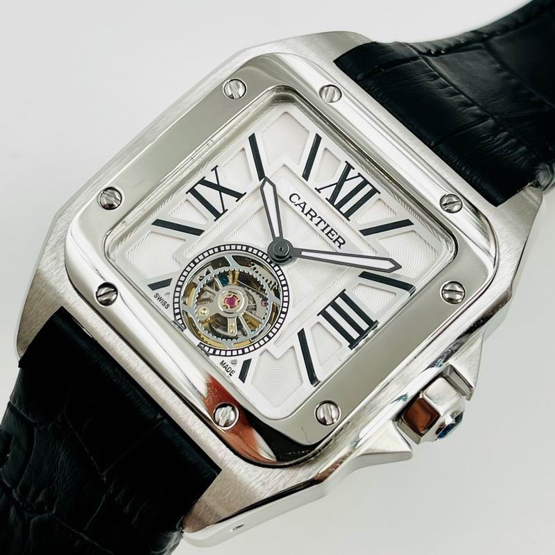Cartier Santos Skeleton Tourbillon Ref W2020010