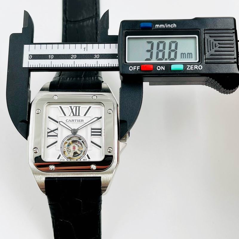 Cartier Santos Skeleton Tourbillon Ref W2020010
