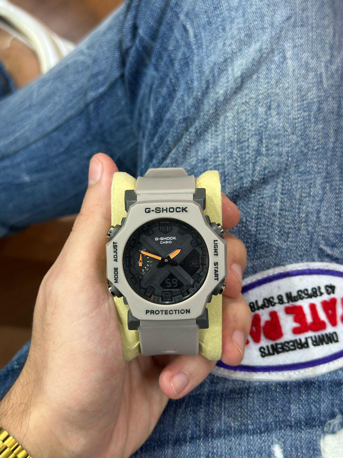 G-Shock silver