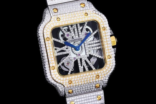 Cartier Santos de Cartier Skeleton Ref WHSA0015