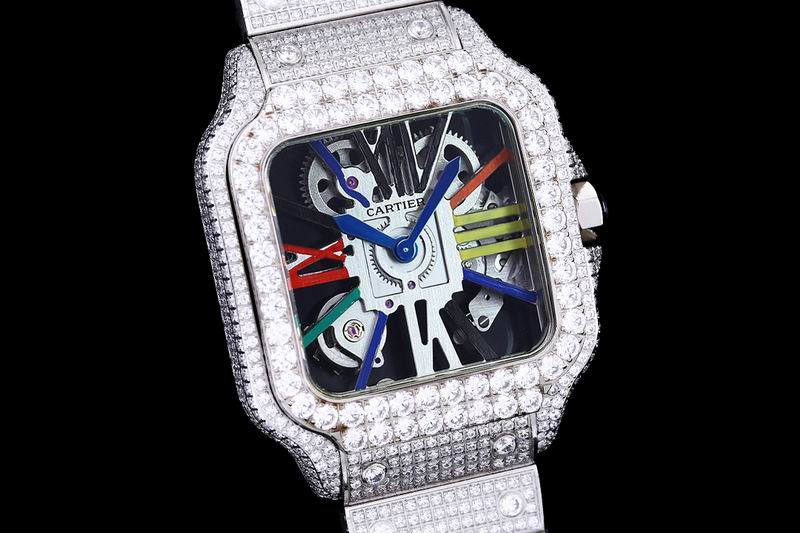 Cartier Santos de Cartier Skeleton Ref WHSA0015