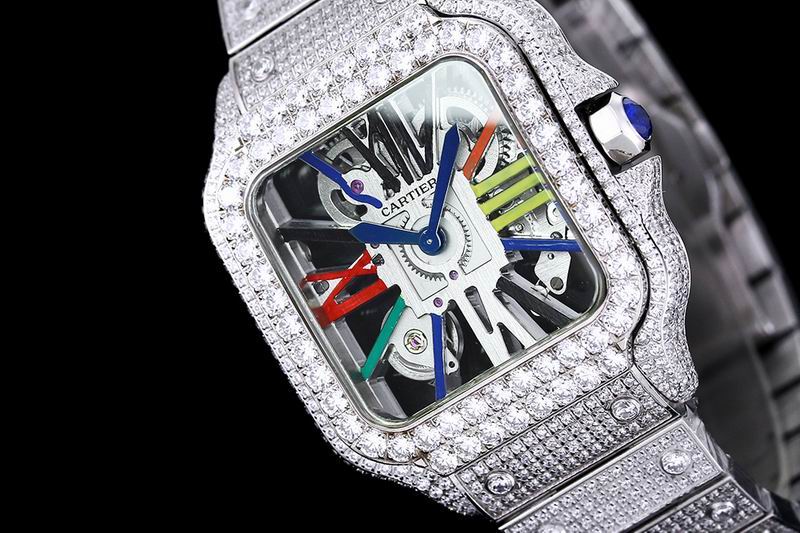 Cartier Santos de Cartier Skeleton Ref WHSA0015