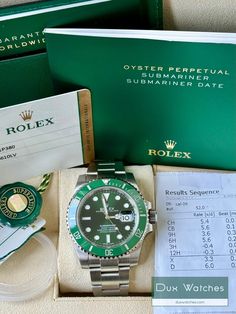 Rolex Submariner green