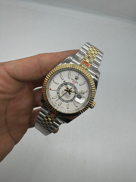 Rolex Sky-Dweller Rolesor amarillo