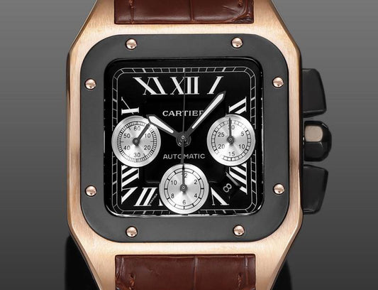 Cartier Santos 100 Chronograph Ref W2020009