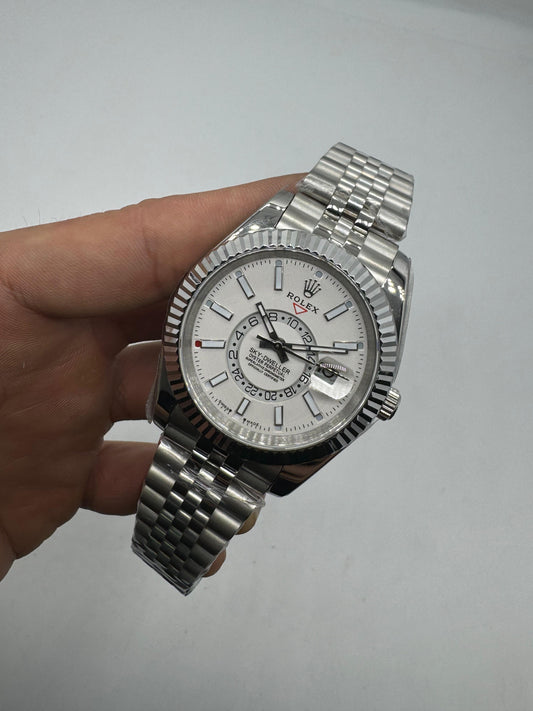 Rolex Sky-Dweller esfera blanca