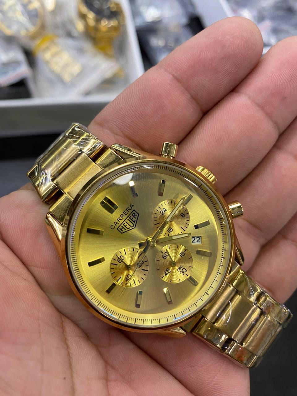 Tag heuer carrera metal gold