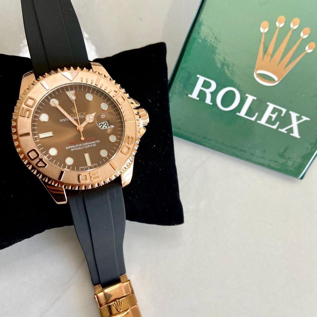 Rolex YACHT MASTER goma gold
