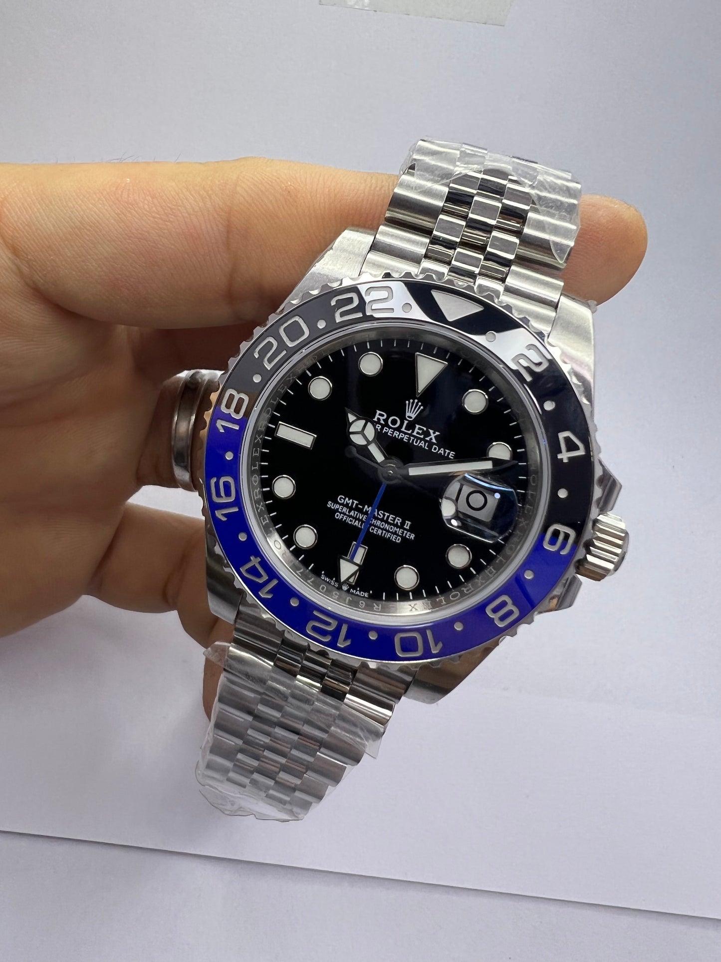 Rolex GMT-Master II “Batman” (ref. 126710BLNR)