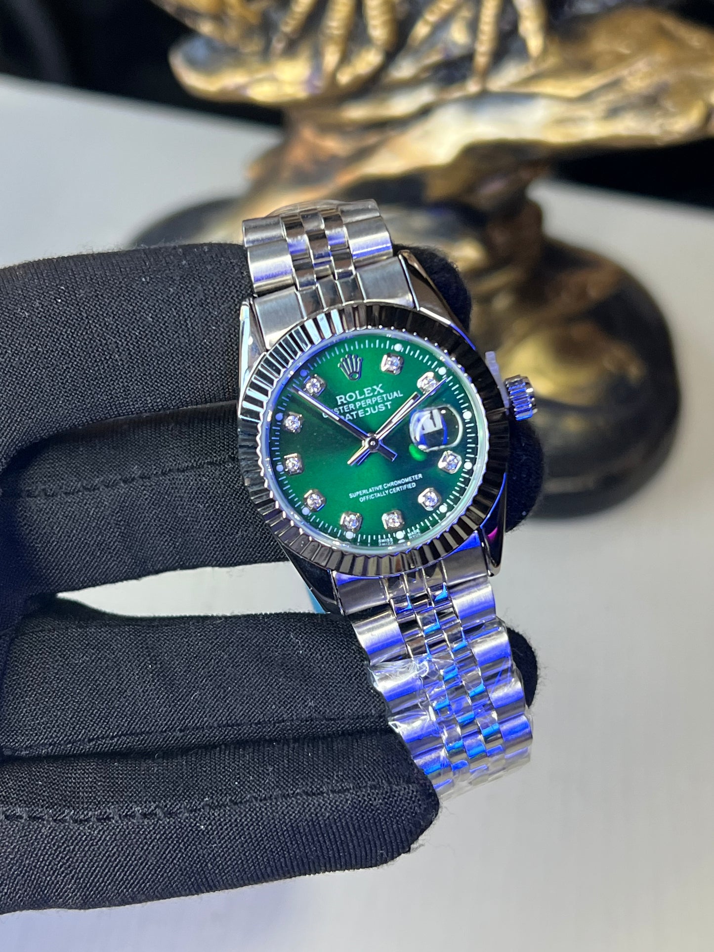 Rolex Lady-Datejust Green
