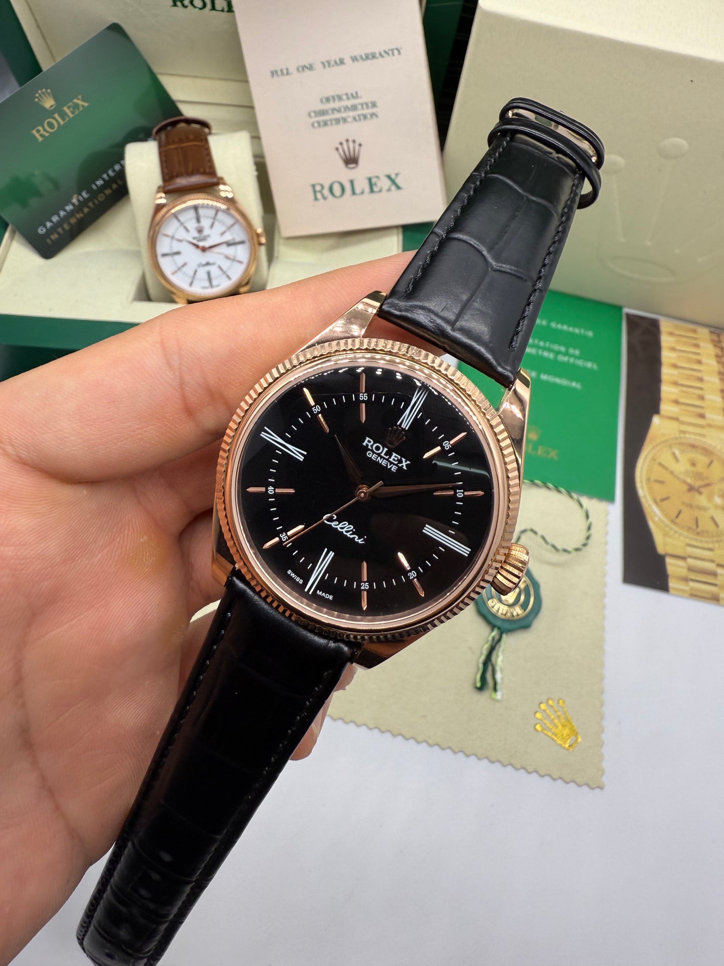 Rolex Cellini Time Sphere Black