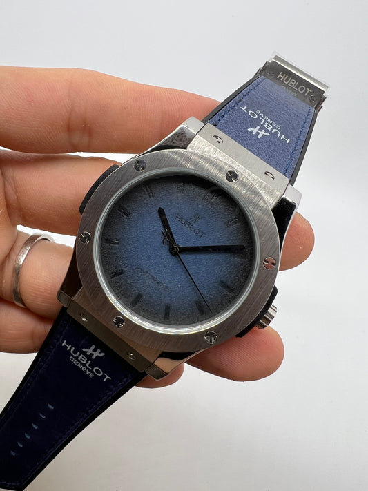 Hublot Classic Fusion Titanium Blue