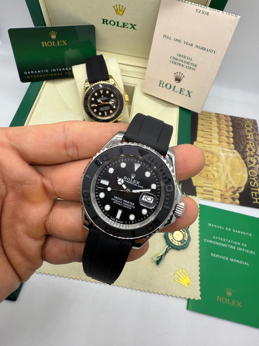 Rolex Yacht-Master 42 Oysterflex All Black