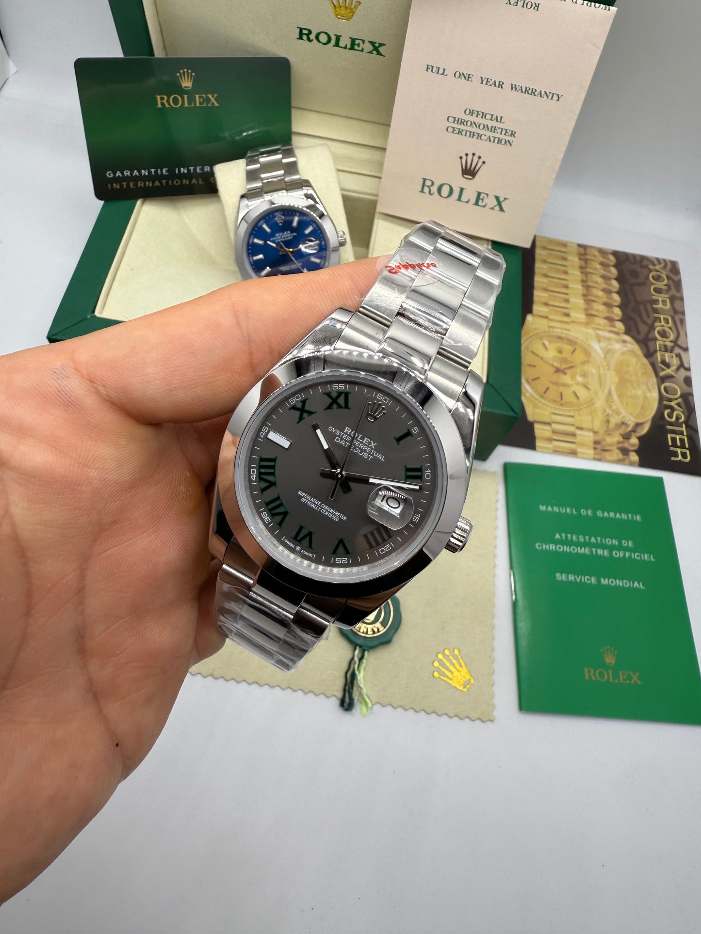 Rolex Oyster Perpetual Datejust 41 "Wimbledon dial"