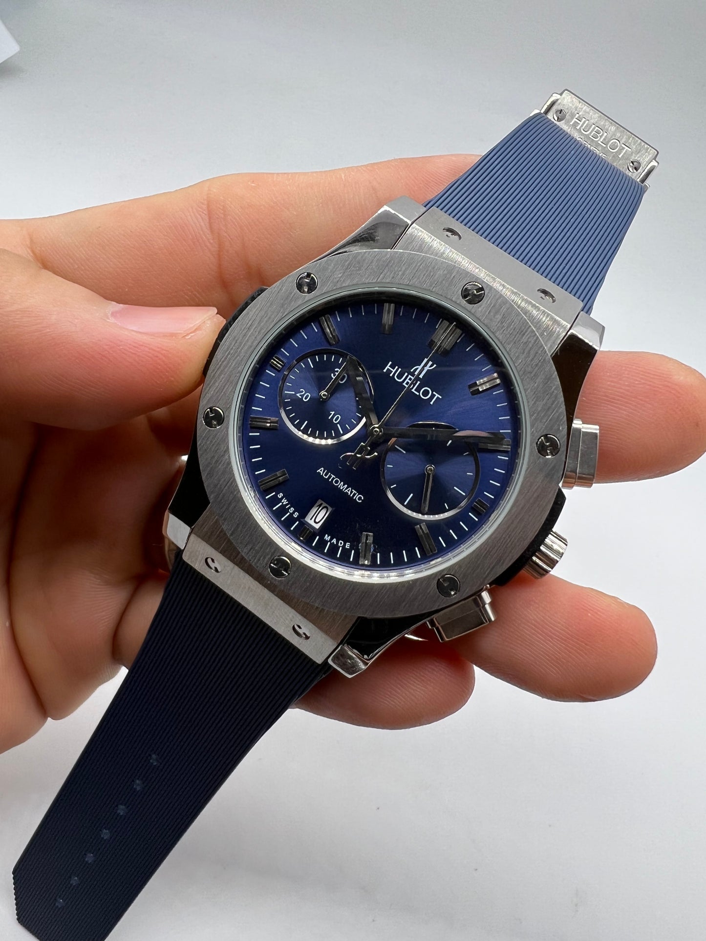 Hublot Classic Fusion Chronograph Titanium Blue