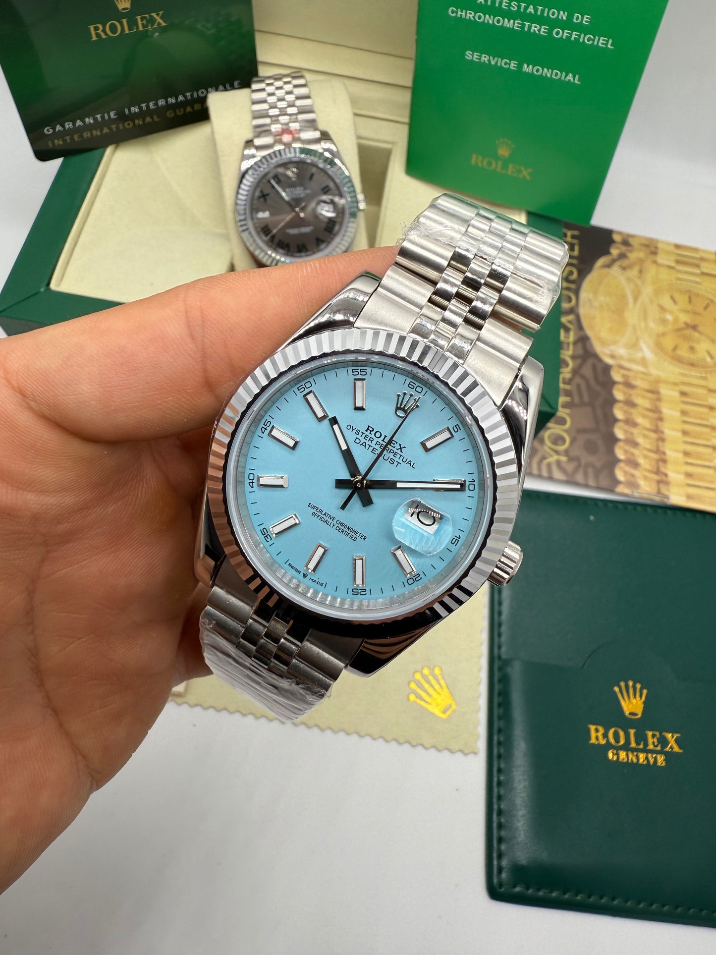 Rolex Oyster Perpetual Datejust 41 Ice Blue