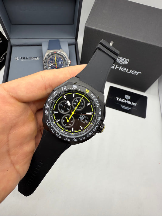 TAG Heuer Formula 1 Calibre 16 Automatic Chronograph Black & Yellow Racing Edition.