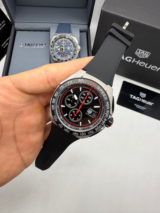 TAG Heuer Formula 1 Automatic Chronograph Black & Red Sport Edition.