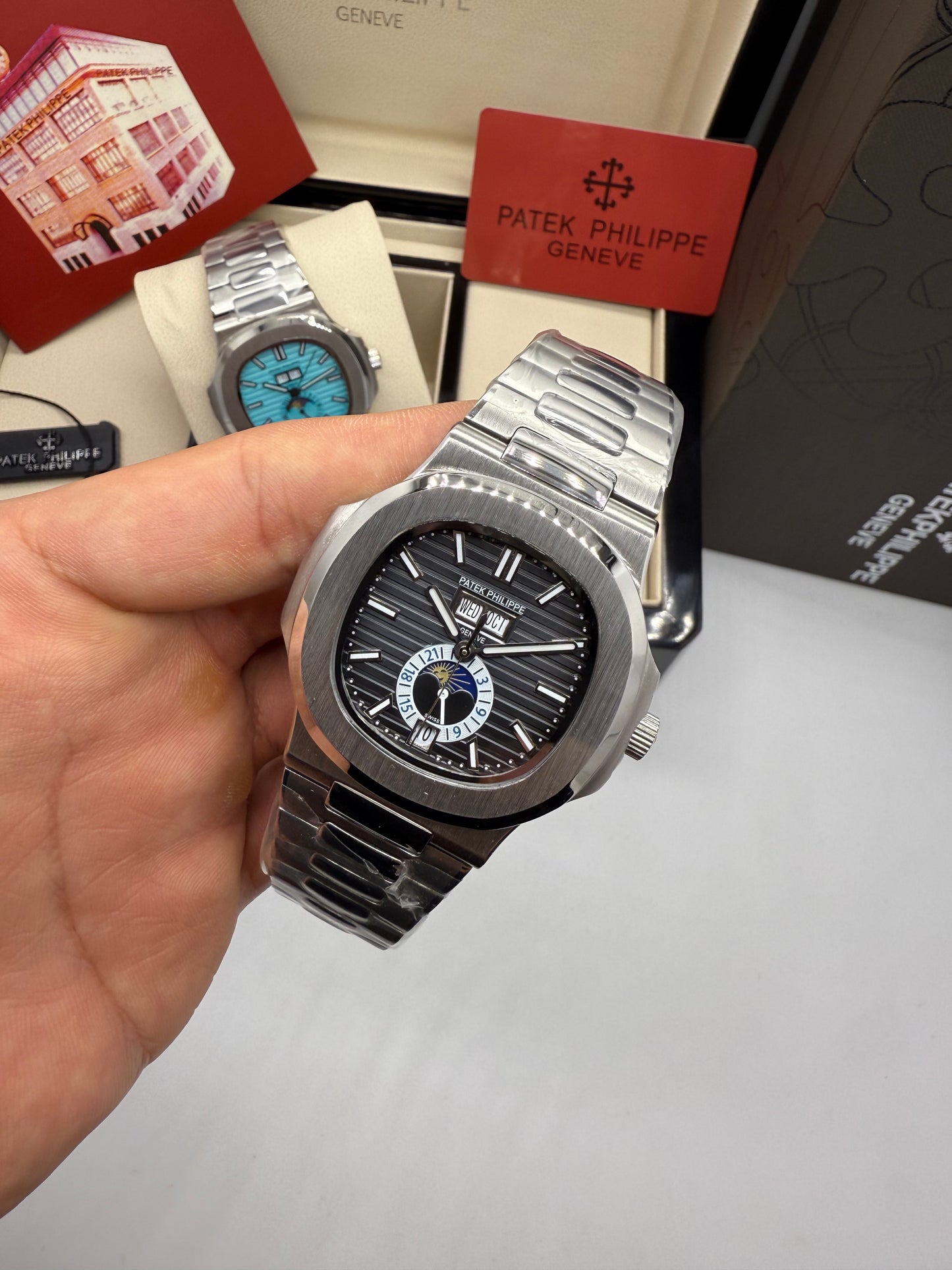 Patek Philippe Nautilus Moonphase Black