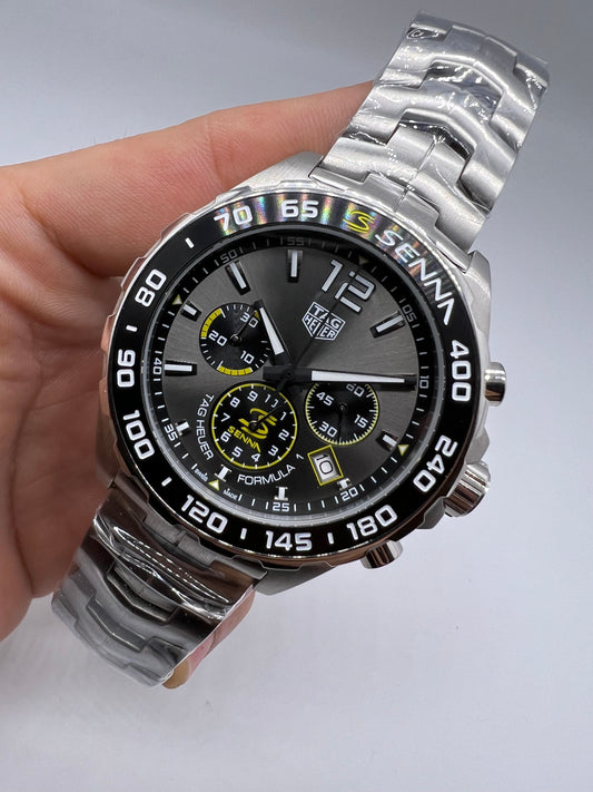 TAG Heuer Formula 1 Chronograph Senna Special Edition Grey and Black