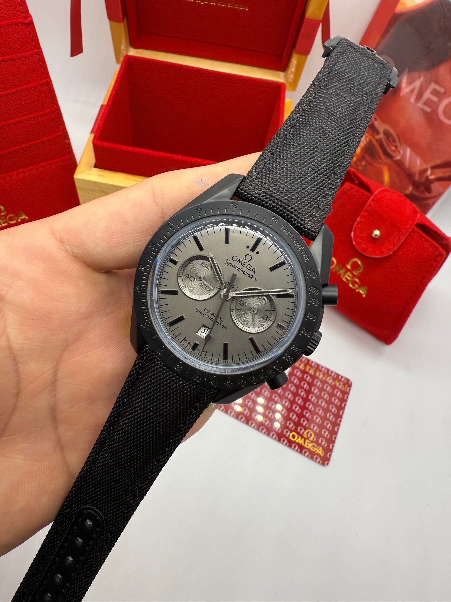 Omega Speedmaster Dark Side of the Moon.