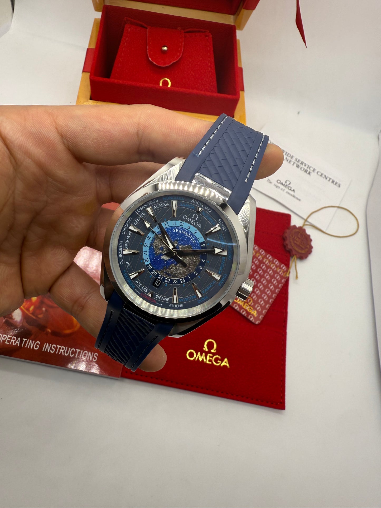 Omega Seamaster Aqua Terra Worldtimer