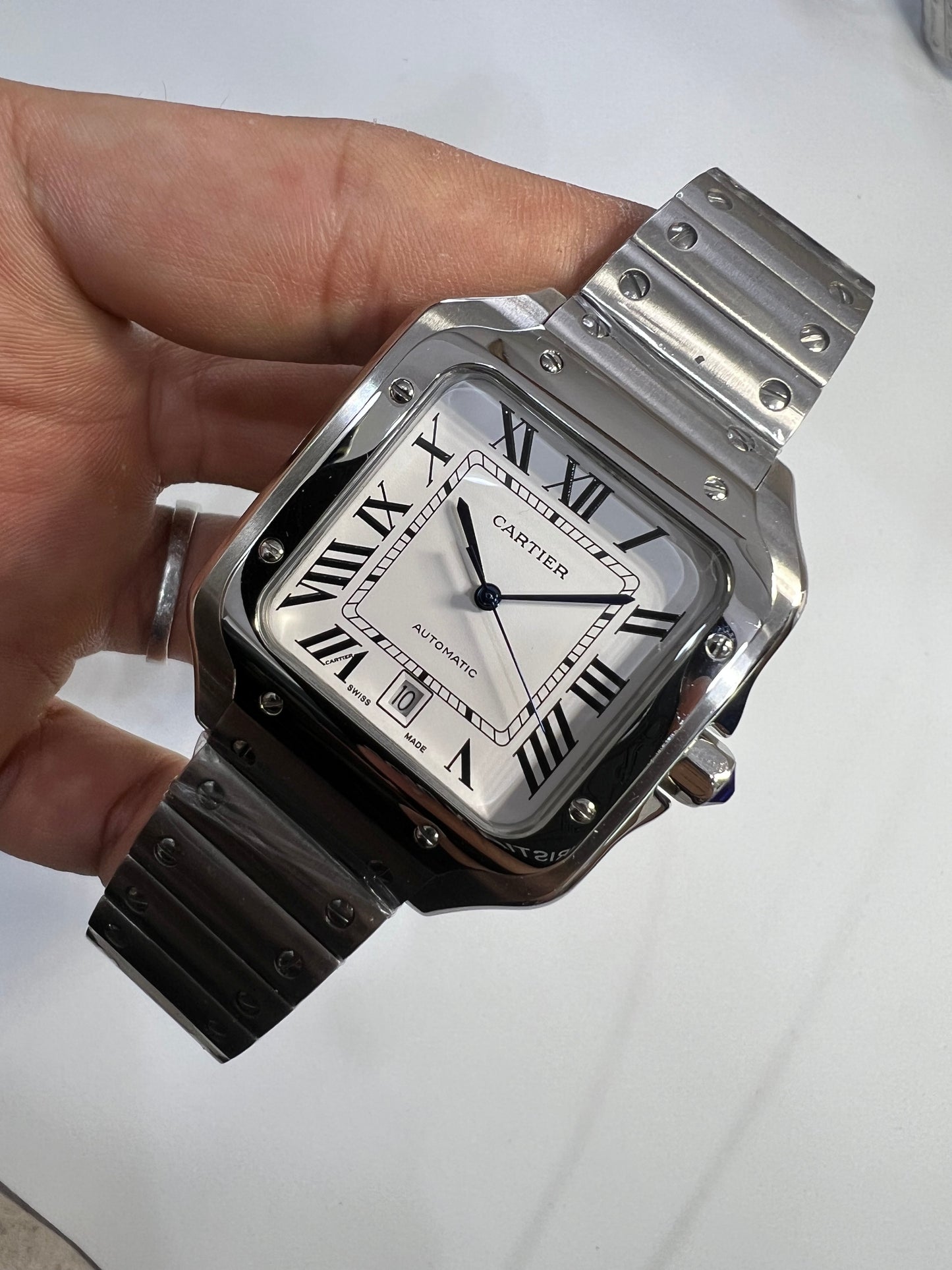 Cartier Santos de Cartier Large Acero