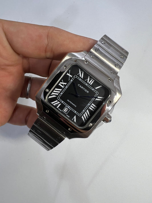 Cartier Santos de Cartier Large Acero Black