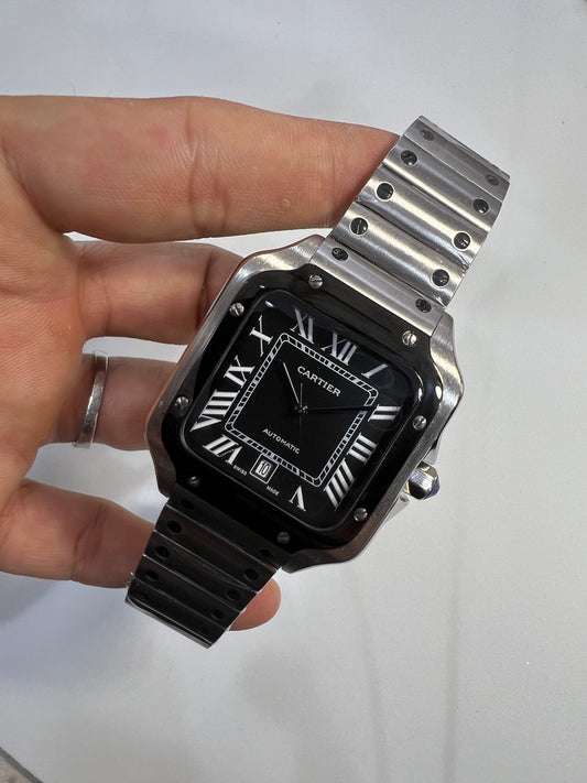 Cartier Santos de Cartier Large Acero Black