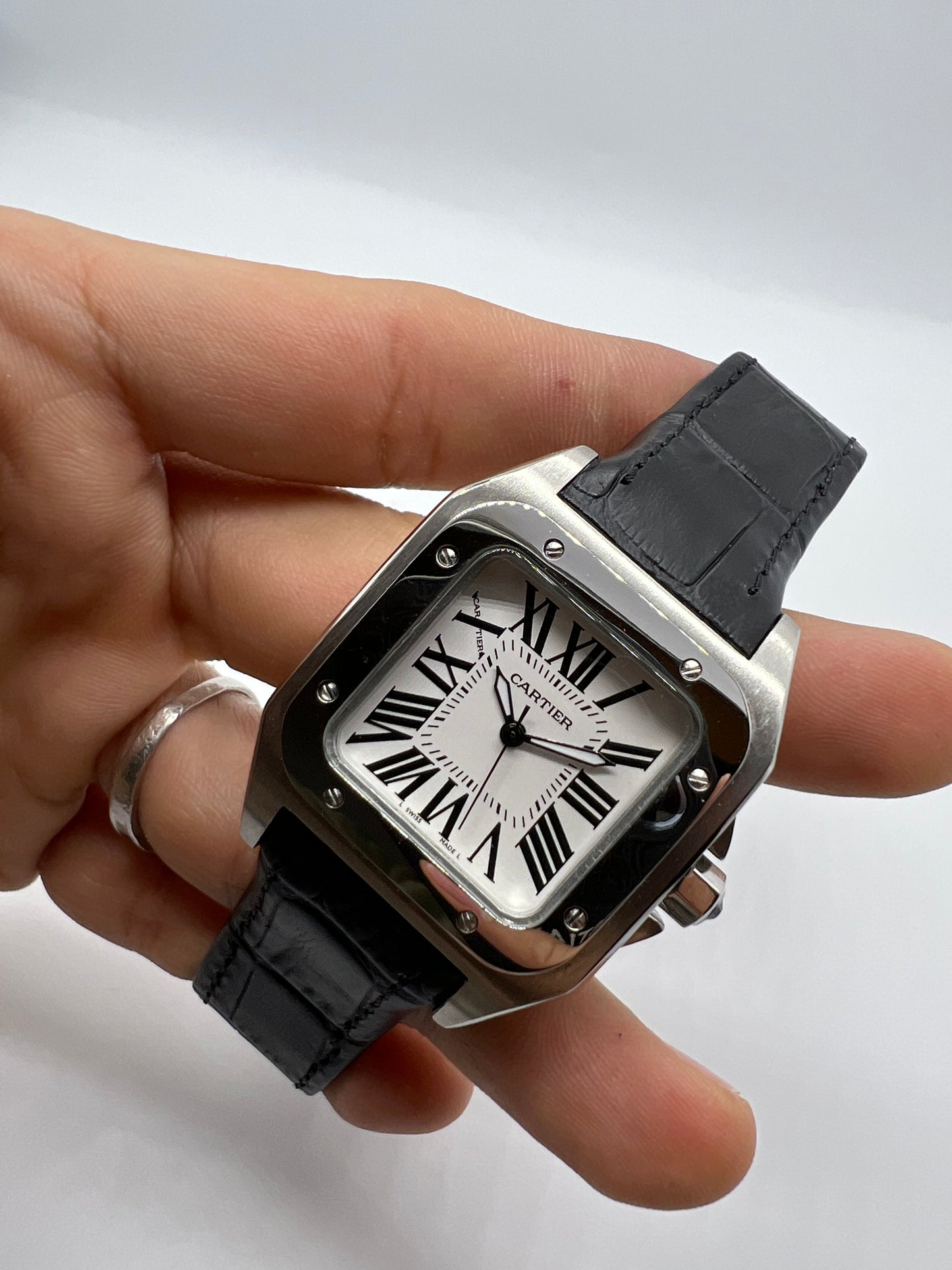 Cartier Santos de Cartier Cuero