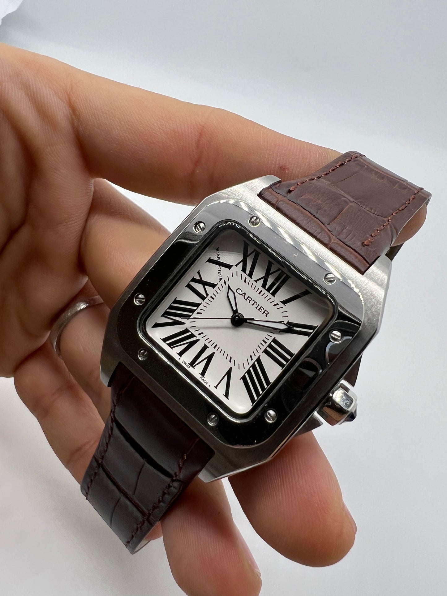 Cartier Santos de Cartier Cuero