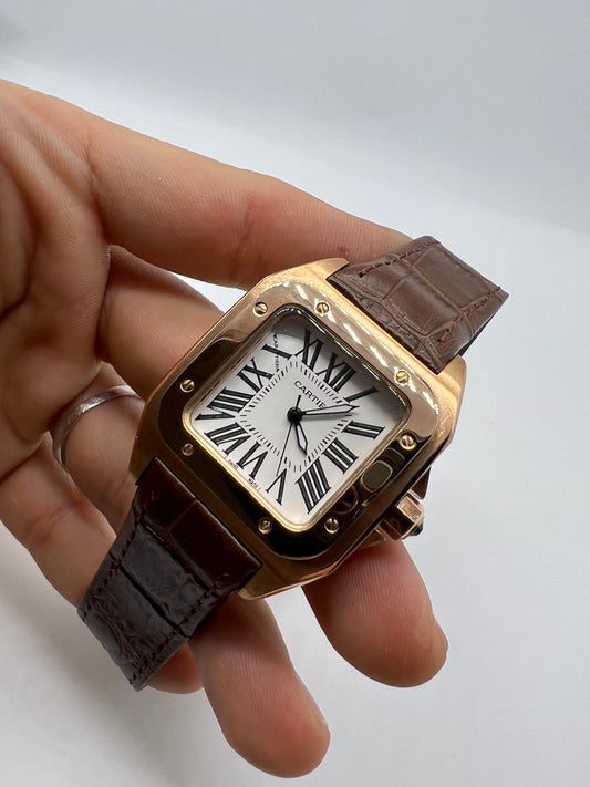 Cartier Santos de Cartier Cuero