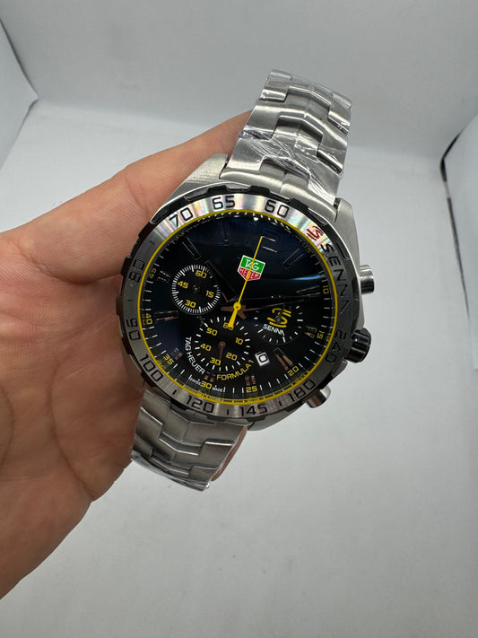 TAG Heuer Formula 1 Ayrton Senna Special Edition Black & Yellow Racing