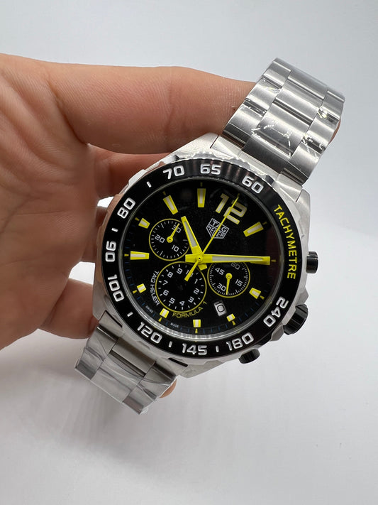 TAG Heuer Formula 1 Chronograph Black Yellow Racing Edition