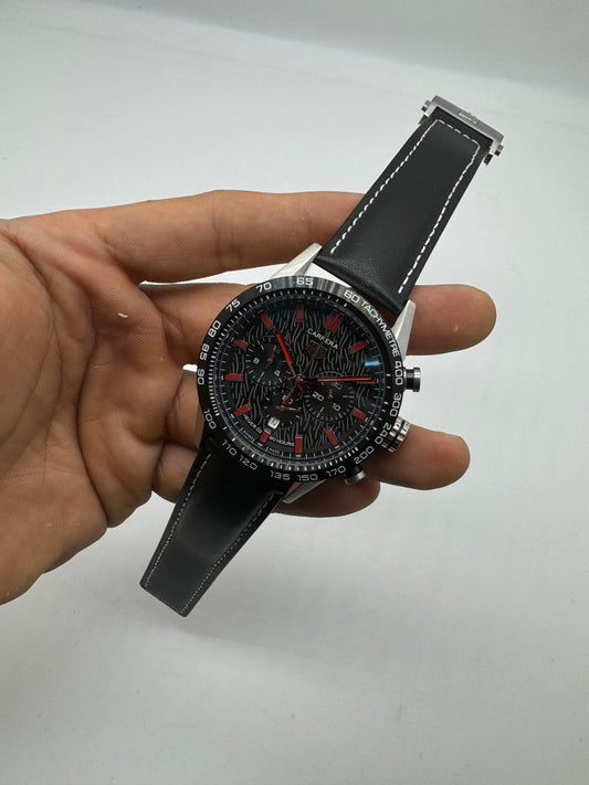 TAG Heuer Carrera Calibre Heuer 02 Black Red Special Edition