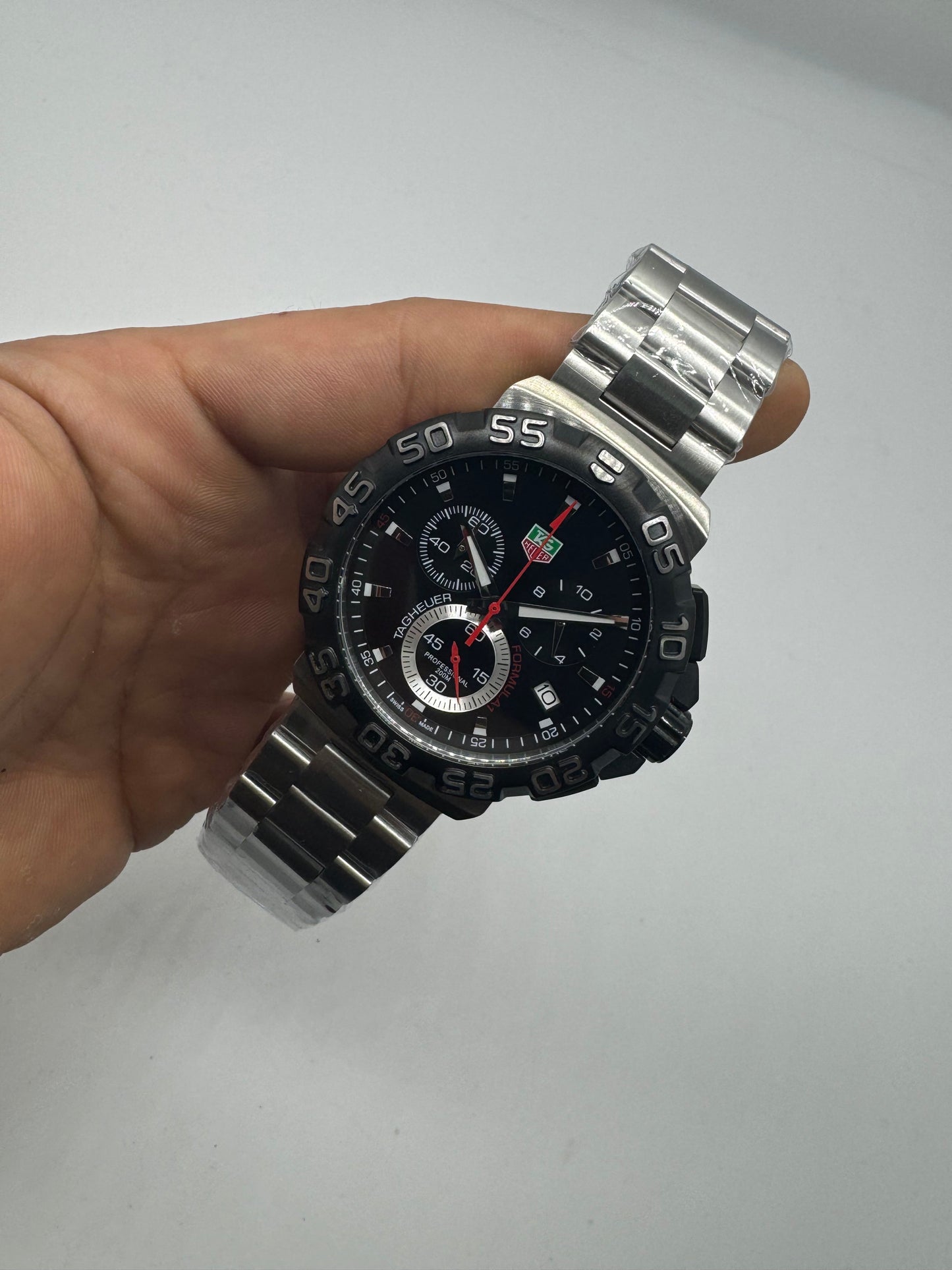 TAG Heuer Formula 1 Chronograph Black Dial with Black Bezel