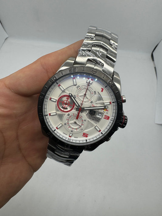 TAG Heuer Carrera Red Bull Racing Special Edition Silver Dial