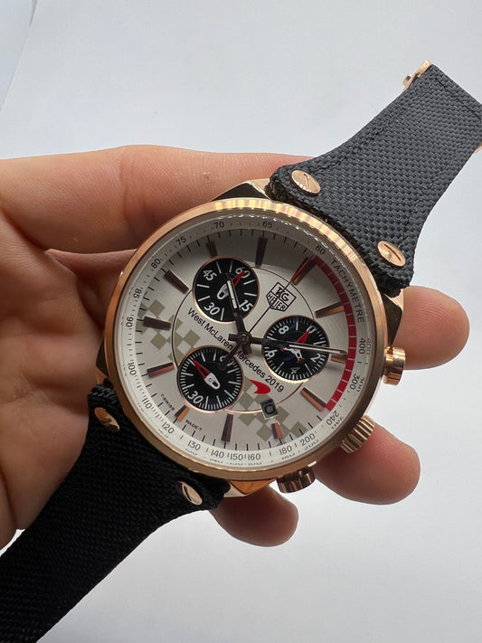 TAG Heuer West McLaren Mercedes 2019 White Dial