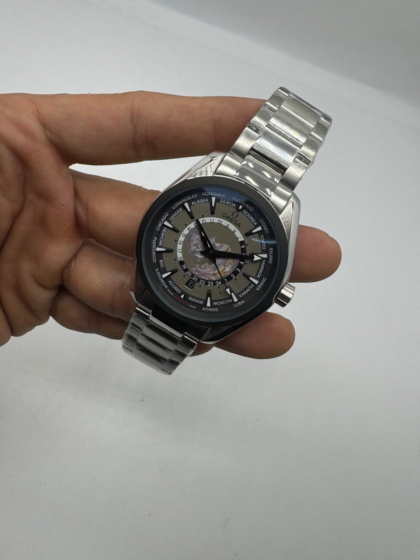 Omega Seamaster Aqua Terra Worldtimer Acero